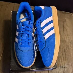 Adidas Women’s Breaknet Sleek /Royal Blue with Pink  Stripes